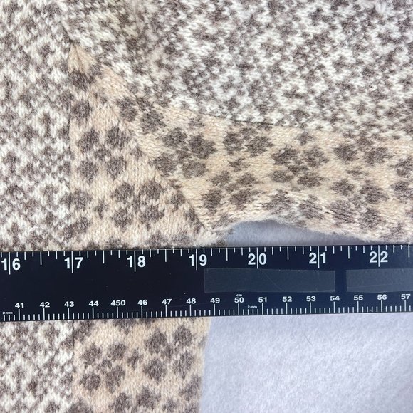 Talbots Beige and Cream Patterned Sweater - Picture 7 of 10